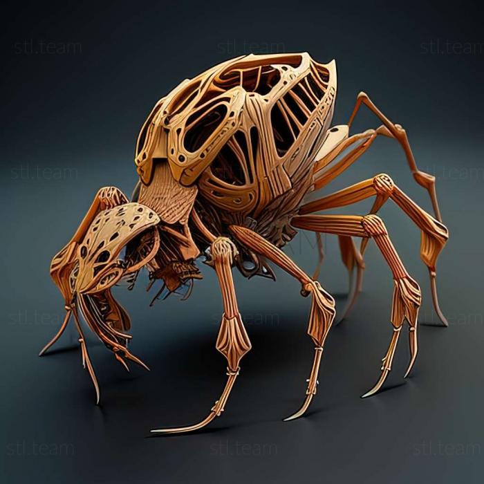 3D model Ixodes nitens (STL)